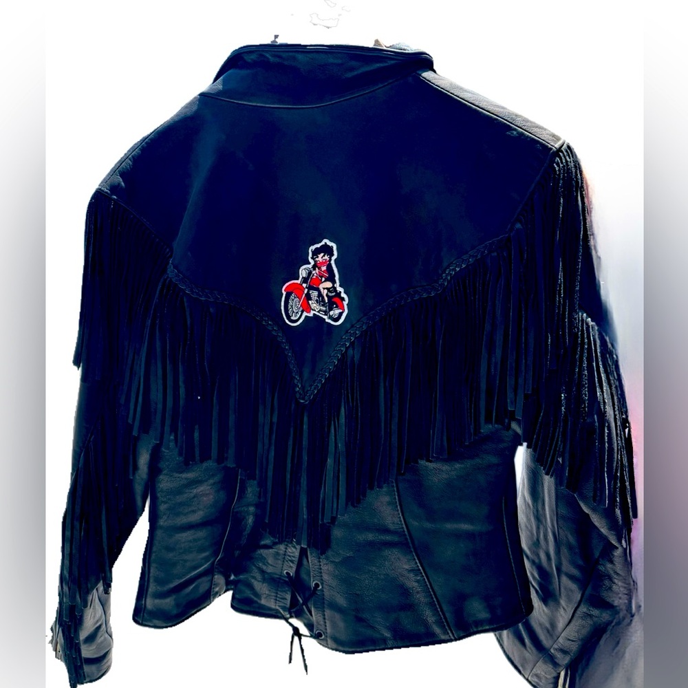 Leather Ladies Motorcycle Jacket